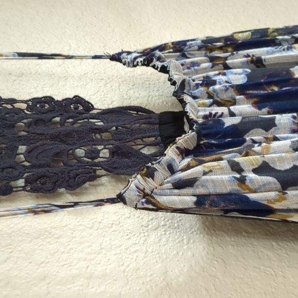 Anthropologie Lilka Lace Back Floral Dress XL - Picture 7 of 17